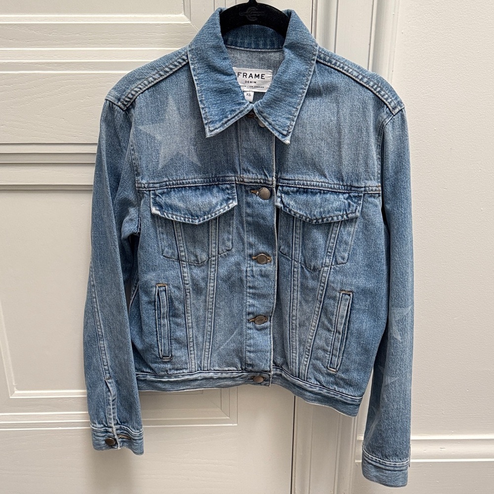 Frame Denim Jacket with stars